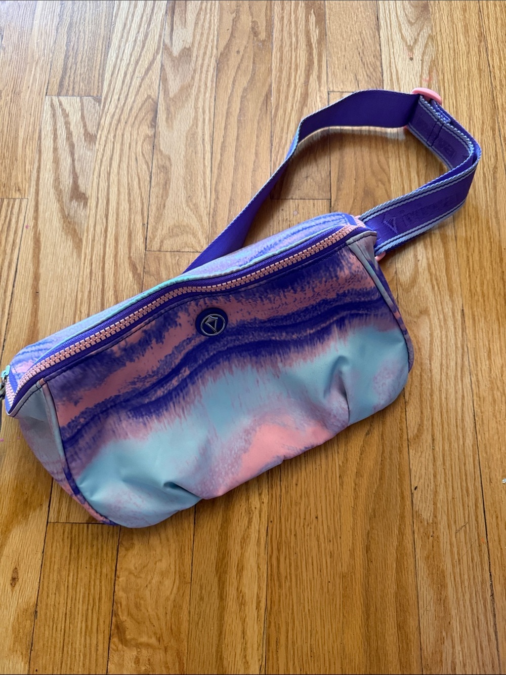 Ivivva Tie-Dye Waist Pack in Purple, Pink & Blue‎